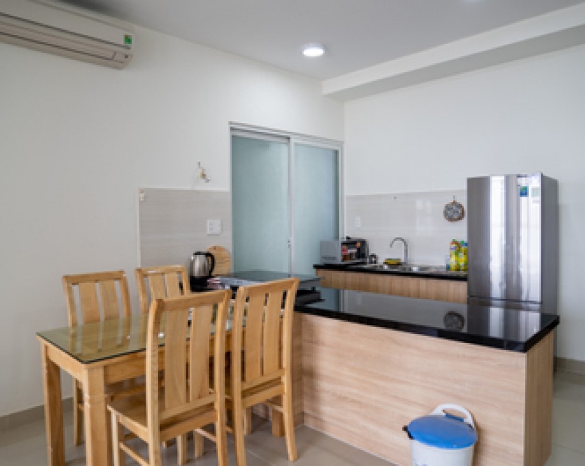 Căn hộ Topaz Home 2 tầng 4 view thoáng mát, nội thất cơ bản.